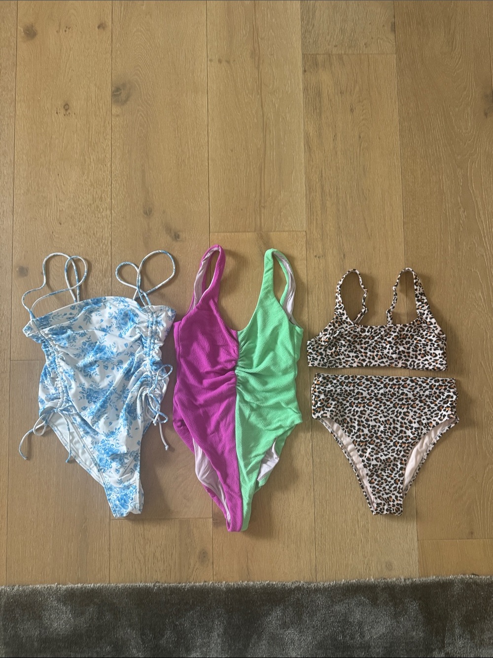 3 bathing suits adult women medium